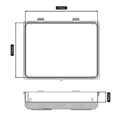 Waterproof RF Signal Blocker Outdoor Aluminum Box , Drone Signal Jammer Aluminum Alloy Exterior Shell