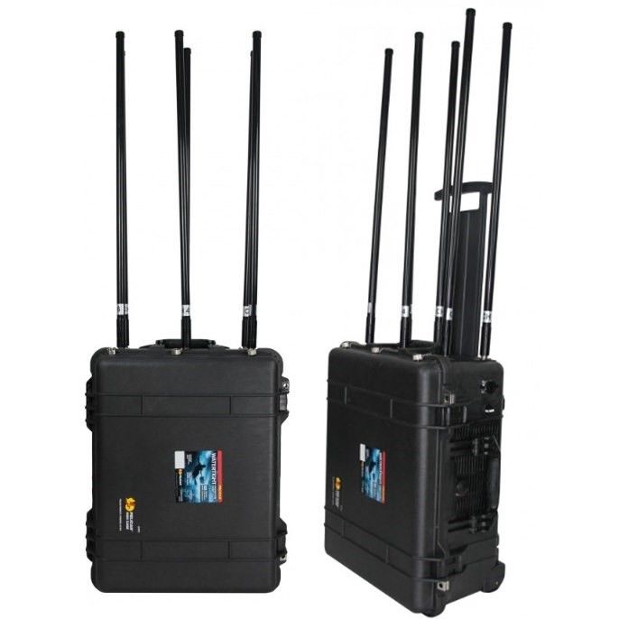 Anti Explosive Phone Wifi VHF UHF Signal Jammer For Long Distance
