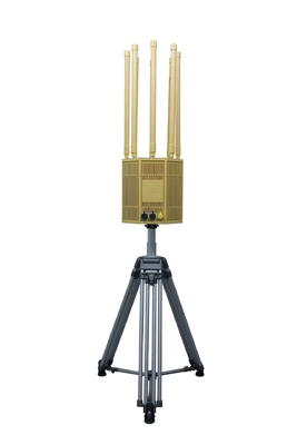 Sunset Yellow 8 bande anti drone 433mhz 800mhz 5.8ghz apparecchiature di interferenza