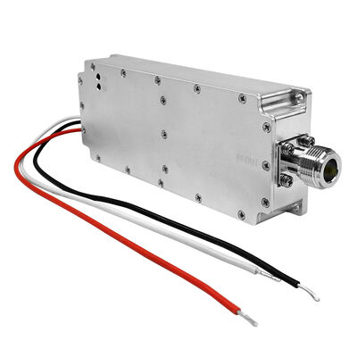 Cassa in alluminio con soluzione di GaN di tipo N 50W 6,5 GHz 7,5 GHz amplificazione del modulo di interferenza del segnale dei droni