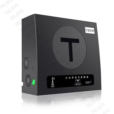 Emittente di disturbo nera del telefono cellulare di alto potere per il peso di 2G/3G/4G/5G 5.0kg