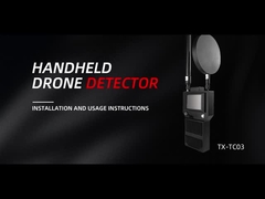 Detettore di segnale manuale 1.5-2km 3 canali per anti FPV